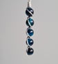 Handmade 925 Silver & Turquoise Blue Tiger Eye Pendant Necklace with Chain Gift  - Image 7