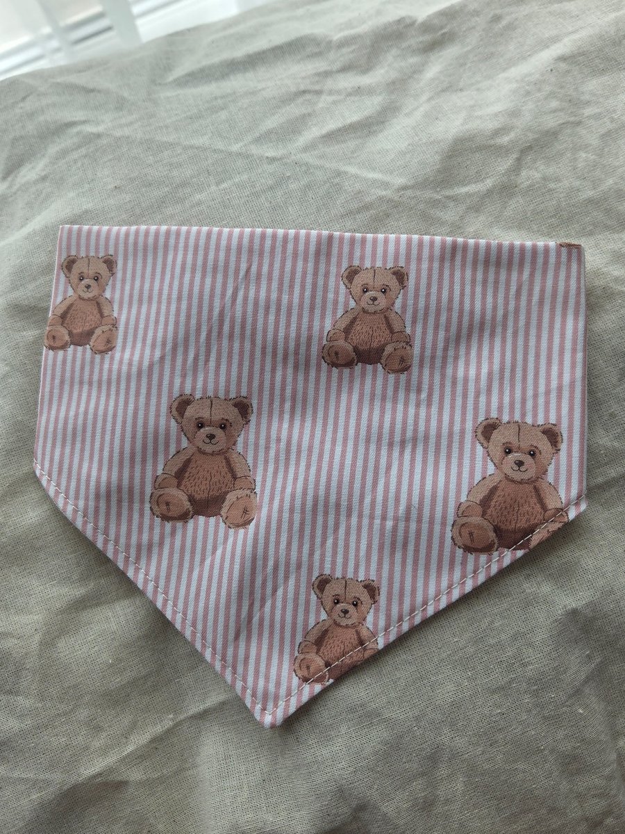 Image of Elasticated slip-on Dog Bandana - Size M-L