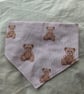 Elasticated slip-on Dog Bandana - Size M-L - Image 1
