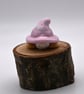 small glass pink gnome keepsake figure - Image 2
