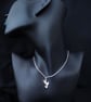 Silver pendant with little hearts - Image 1