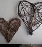 Nature Lover's Rustic Hearts driftwood, woven willow, hedgerow weaving,  - Image 5
