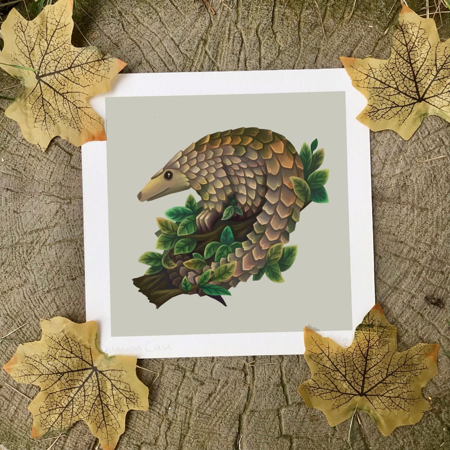 Pangolin Art Print