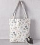 Tote bag, shopping bag, cats, birds - Image 6