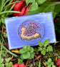 Fabulous Fungi Snail. Wood slice trinket chest.