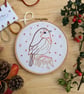 Robin Embroidery Kit - Complete kit with detailed instructions - 6" hoop - Image 1