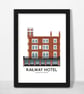 RAILWAY HOTEL, RICHMOND, A4 Print - Image 2