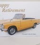 Triumph Herald Convertible 1970 - Birthday, Anniversary, Retirement, Plain Card - Image 3