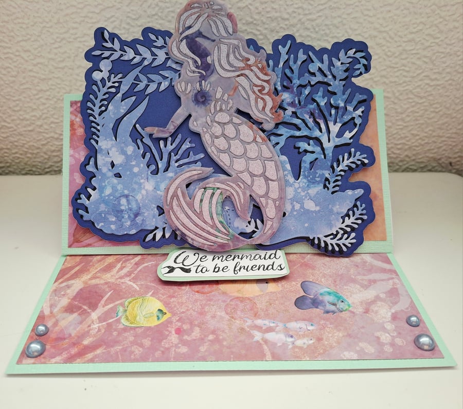 Mermaid Easel Card