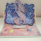Mermaid Easel Card