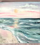 Coastal Beach Acrylic Painting - Wall Art - Image 2