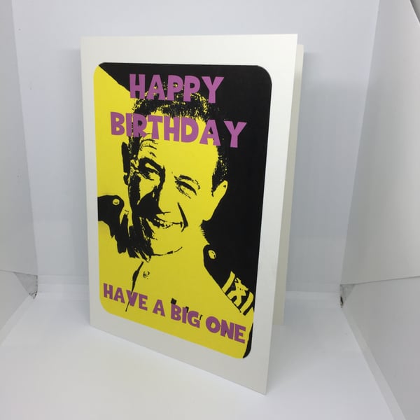 Birthday Card: Sid James Carry On Big One (13x18cm)