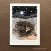Woodland Sleeping Fox card by Valerie Greeley