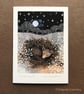 Woodland Sleeping Fox card by Valerie Greeley