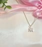 Sterling Silver Elephant Pendant Necklace ,Silver Animal Pendant