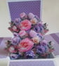 Birthday card. Pop up box Birthday card. Special occasion card. Ref 502 - Image 2