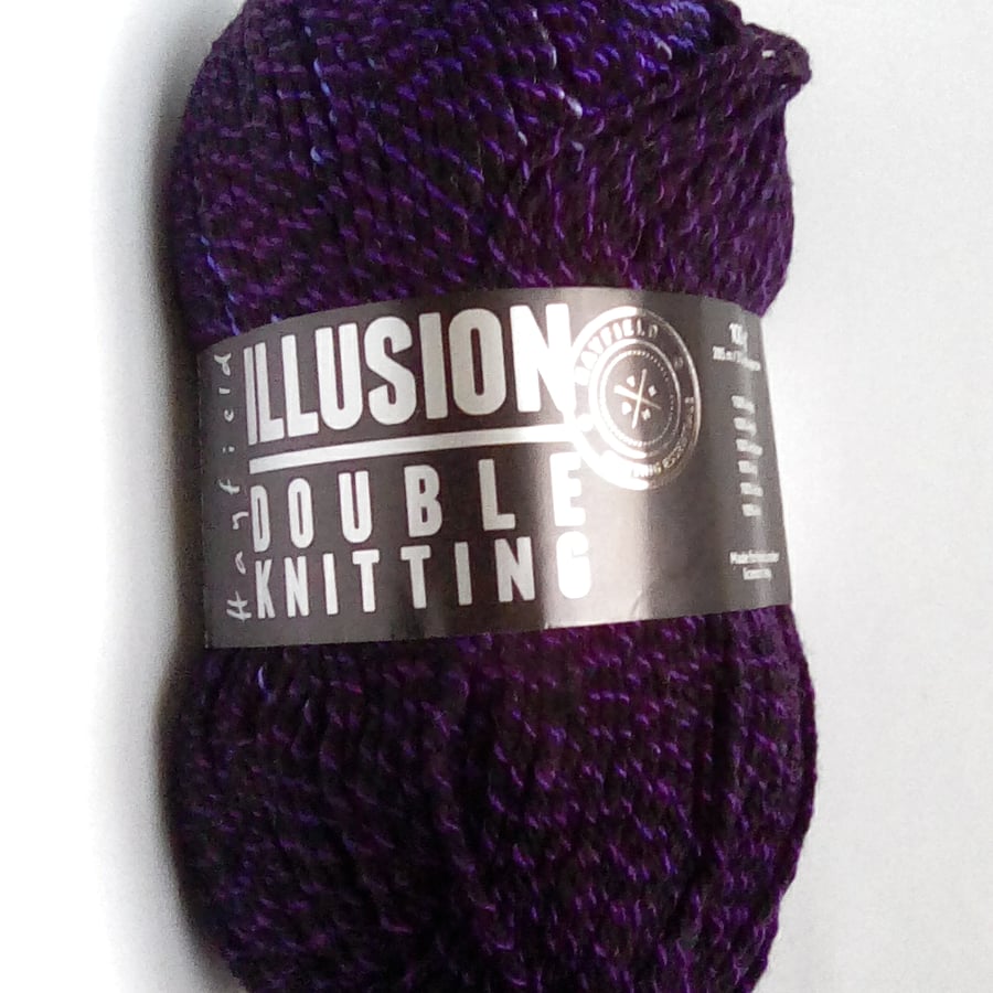 Hayfield illusion acrylic, double knitting yarn