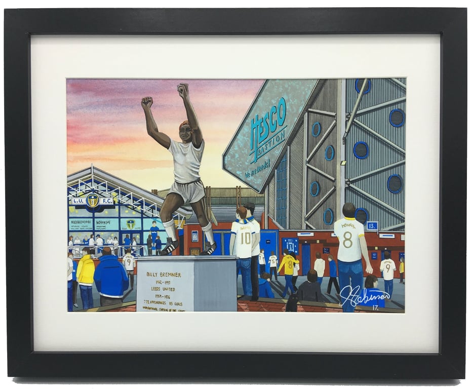 Leeds. Framed & Unframed Fine Art Print Utd United Football Club FC Stadium Gift