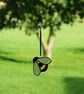Stained Glass Yellow & Black Medium Bumble Bee Suncatcher - Image 2