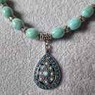 Handmade Fashion Necklace with Pendant