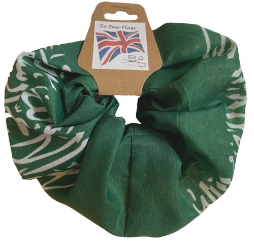 Saudi Arabia Arabian Flag Hair Scrunchie Scrunchies Accessory Band Elastic