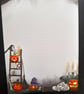 Letter Writing Paper Halloween Witch's Lair - Image 5
