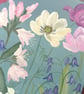 Floral Hand Painted Wooden Panel  - Image 5