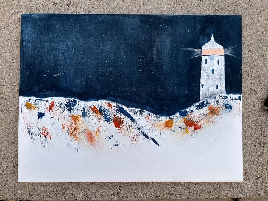 Canvas Lighthouse Painting