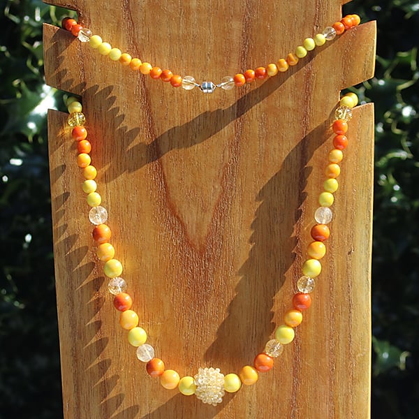 Desert-Citrine Necklace