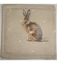 Coasters Hare 6 x Set of Hares Cotton Fabric Coaster Tableware - Image 4