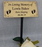 Gold Garden Memorial Plaque-Baby Memorial Plaque-Grave Plaque-Memorial Marker - Image 1