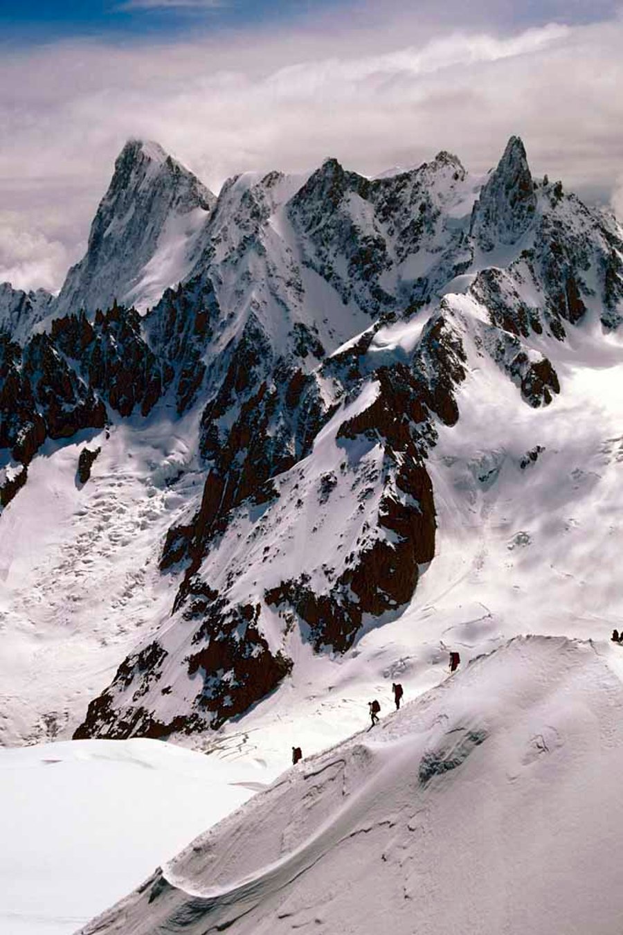 Chamonix Aiguille du Midi Mont Blanc Massif French Alps France