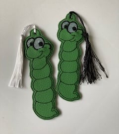 837  Bookworm bookmark