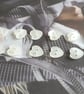 3 8" 10mm 16L Heart Buttons British made 2005 - Image 1