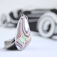 Dodge fordite pendant - freeform