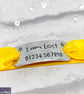 I AM LOST Hand Stamped Emergency Child's Bracelet - Image 1