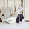 Large Linen Snow Goose