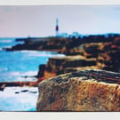 Perfectly Imperfect – Portland Bill 12x8 Wall Art Print Lighthouse Gloss