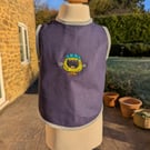 Child's Apron With A Messy Monster Embroidery