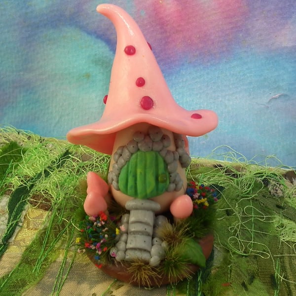 Tiny Wildwood Spryte House OOAK Sculpt by Ann Galvin