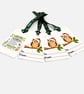 Set of 4 Plantable Christmas Gift Tags, Wildflower Seed Paper, Festive Owl Tags - Image 4