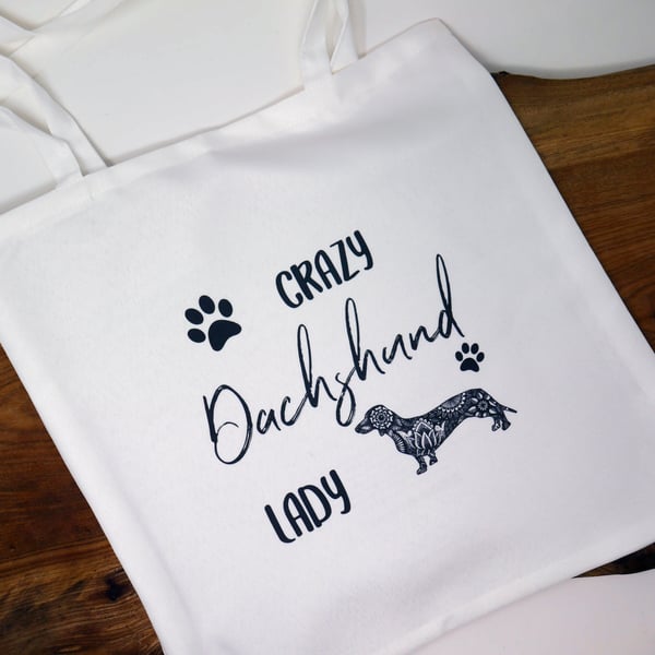 Happy Dachshund CW1211025CL Quilted Tote Bag main image 0