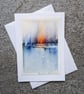 Evening Reflections. Blank Card. Handpainted Original 260172 - Image 3