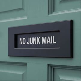 NO JUNK MAIL - LetterBox Post Box Door Home Vinyl Decal Sticker