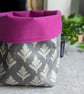 Oilcloth Storage Pots. Gift Hamper Baskets - Image 8