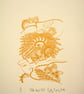 Folk Bird, Gold - Image 1
