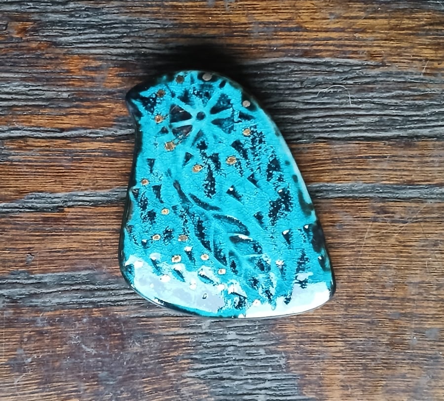Blue Bird Brooch 