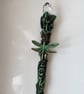 Mini Crystal quartz wand with Dragonfly 