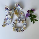 Liberty Print Skinny Scrunchie & Hair tie