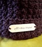 Handmade crochet hat with fur bobble - Image 3